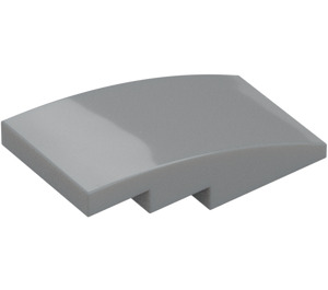 LEGO Medium Stone Gray Slope 2 x 4 Curved (93606)