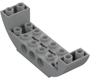 LEGO Medium Stone Gray Slope 2 x 8 x 2 Curved Inverted Double (11301 / 28919)