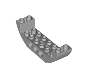 LEGO Gris pierre moyen Pente 2 x 8 x 2 Incurvé Inversé Double (11301 / 28919)