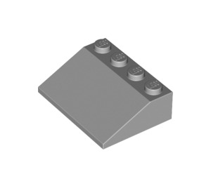 LEGO Medium Steengrijs Helling 3 x 4 (25°) (3016 / 3297)