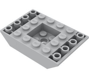 LEGO Medium Stone Gray Slope 4 x 6 (45°) Double Inverted (30183)