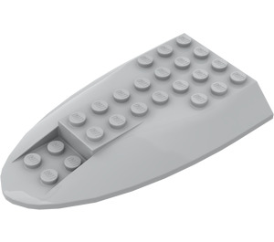 LEGO Medium steingrå Skråning 6 x 10 med Dobbel Bue (87615)