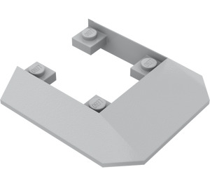 LEGO Medium Stone Gray Slope 6 x 6 with Cutout (2876)