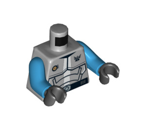 LEGO Medium Stone Gray Solomon Blaze Torso (973 / 76382)