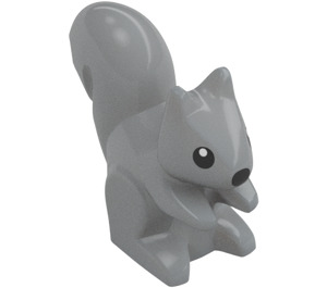 LEGO Gris piedra medio Squirrel con Negro Nariz (67989)