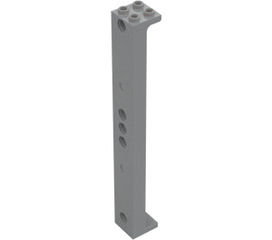 LEGO Medium Stone Gray Support 2 x 2 x 13 with 5 Pegholes (91176)