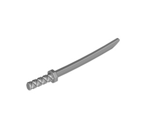 LEGO Medium Stone Gray Sword with Octagonal Guard (Katana) (30173 / 88420)