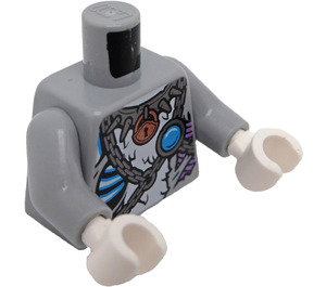 LEGO Gris piedra medio Sykor Minifigura Torso (973 / 76382)