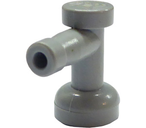 LEGO Medium Stone Gray Tap 1 x 1 with Hole in End (4599)