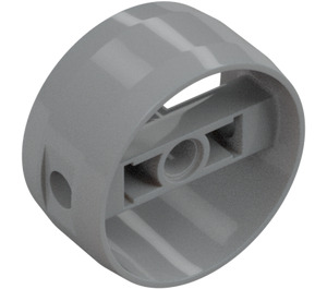 LEGO Medium Stone Gray Technic Cylinder with Center Bar (41531 / 77086)