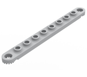 LEGO Medium steingrå Technic Plate 1 x 10 med Hull (2719)