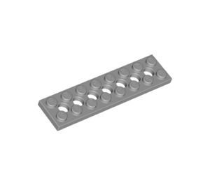 LEGO Medium Stone Gray Technic Plate 2 x 8 with Holes (3738)