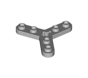 LEGO Mittleres Steingrau Technic Rotor 3 Klinge mit 6 Bolzen (32125 / 51138)