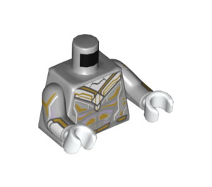 LEGO Medium stengrå The Vision Minifig Torso med Rustning og Muscle Highlights (973)