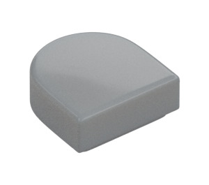 LEGO Medium Stone Gray Tile 1 x 1 Half Oval (24246 / 35399)