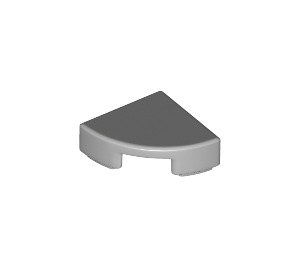 LEGO Gris pierre moyen Tuile 1 x 1 Trimestre Cercle (25269 / 84411)