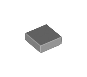 LEGO Medium Stone Gray Tile 1 x 1 with Groove (3070 / 30039)