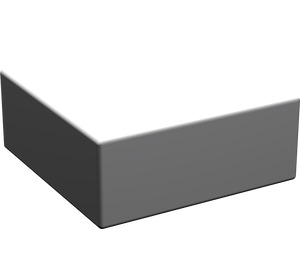 LEGO Medium Stone Gray Tile 1 x 1 without Groove