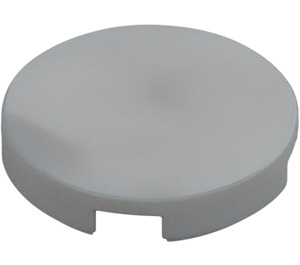 LEGO Medium Stone Gray Tile 2 x 2 Round with "X" Bottom (4150)