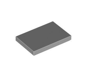 LEGO Medium Stone Gray Tile 2 x 3 (26603)