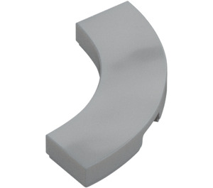 LEGO Medium Stone Gray Tile 3 x 3 Curved Corner (79393)