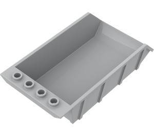 LEGO Medium Stone Gray Tipper Bucket 4 x 6 with Hollow Studs (4080)