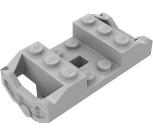 LEGO Medium stengrå Tog Hjul Holder uden pin slots (2878)