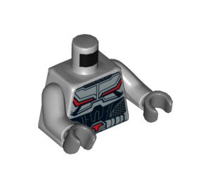 LEGO Medium Stone Gray Tremor Minifig Torso (973 / 76382)