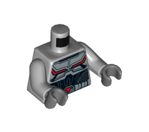 LEGO Mittleres Steingrau Tremor Minifigur Torso (973 / 76382)