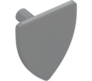 LEGO Medium Stone Gray Triangular Shield (Short) (3846)