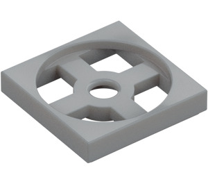 LEGO Medium Stone Gray Turntable 2 x 2 Plate Base (3680)