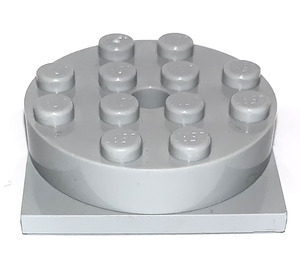 LEGO Gris pierre moyen Turntable 4 x 4 Base avec Same Color Haut (3403 / 73603)