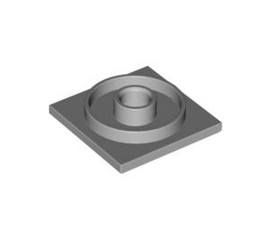 LEGO Medium Stone Gray Turntable 4 x 4 Square Base (3403)