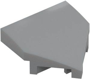 LEGO Medium Stone Gray Wedge 2 x 2 x 0.7 with Point (45°) (66956)