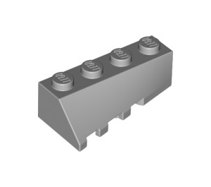 LEGO Medium Stone Gray Wedge 2 x 4 Sloped Right (43720)