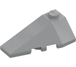 LEGO Medium Stone Gray Wedge 2 x 4 Triple Left (43710)