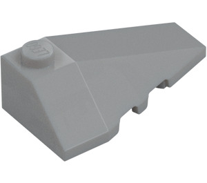 LEGO Medium Stone Gray Wedge 2 x 4 Triple Right (43711)