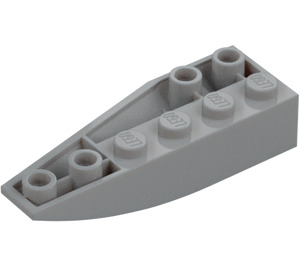 LEGO Medium Stone Gray Wedge 2 x 6 Double Inverted Right (41764)