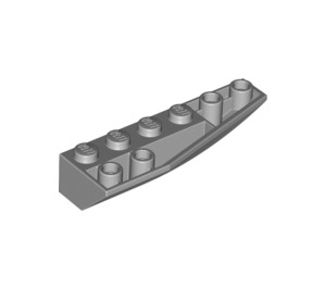 LEGO Gris pierre moyen Coin 2 x 6 Double Inversé Droite (41764)