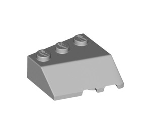 LEGO Medium Stone Gray Wedge 3 x 3 Left (42862)
