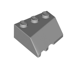 LEGO Gris pierre moyen Coin 3 x 3 Droite (48165)