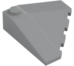 LEGO Medium Stone Gray Wedge 4 x 4 (18°) Corner (43708)