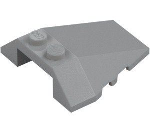 LEGO Medium Stone Gray Wedge 4 x 4 Triple with Stud Notches (48933)