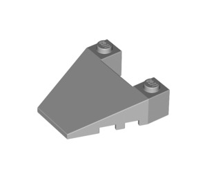 LEGO Gris pierre moyen Coin 4 x 4 avec des encoches pour tenons (93348)