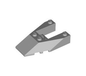 LEGO Medium Stone Gray Wedge 6 x 4 Cutout with Stud Notches (6153)