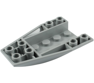 LEGO Medium Stone Gray Wedge 6 x 4 Triple Curved Inverted (43713)
