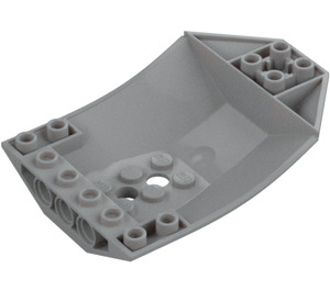 LEGO Medium Stone Gray Wedge 6 x 8 x 2 Triple Inverted (41761 / 42021)