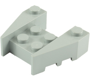LEGO Medium Stone Gray Wedge Brick 3 x 4 with Stud Notches (50373)