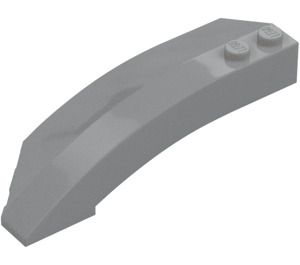 LEGO Medium Stone Gray Wedge Curved 3 x 8 x 2 Right (41749 / 42019)