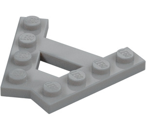 LEGO Grigio pietra medio Cuneo Piastra 1 x 4 A-Telaio (45°) (15706)